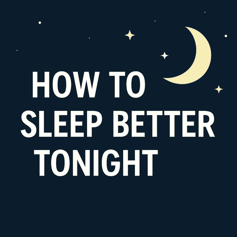 Sleep better tonight
